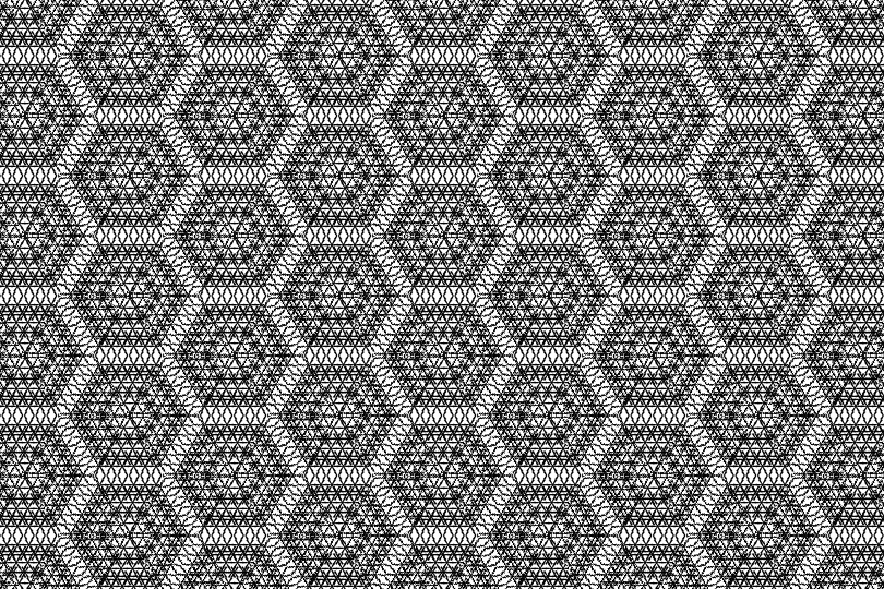 白黒パターン4